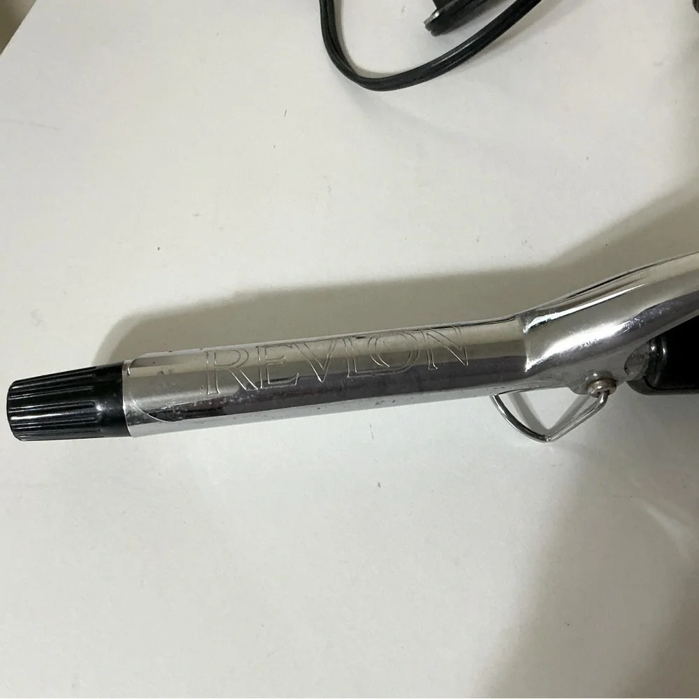 Revlon Black and Silver Curling Iron 3/4”